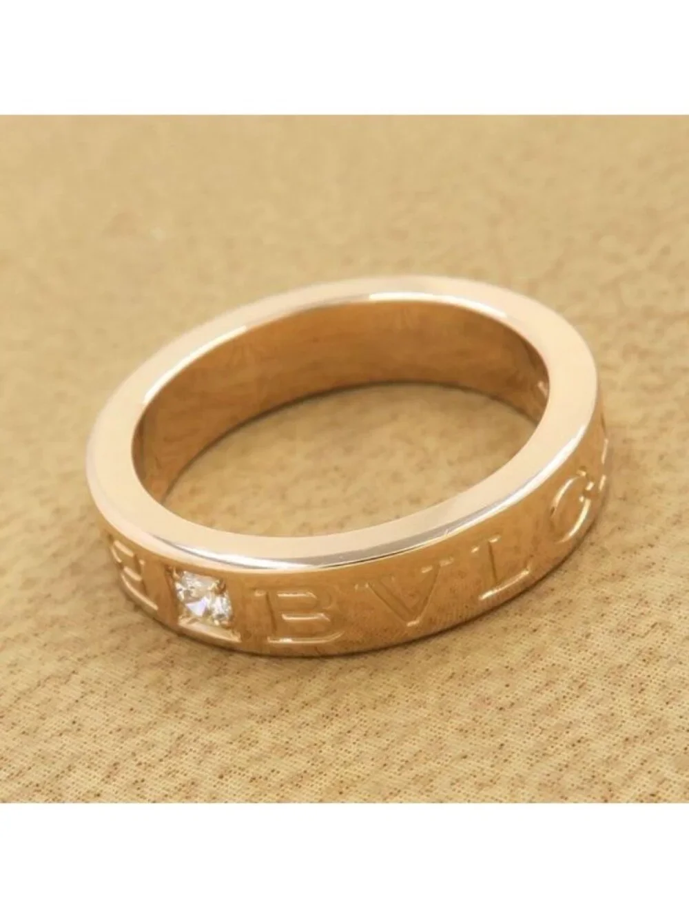 Bvlgari Bulgari Double Logo Ring Diamond 7